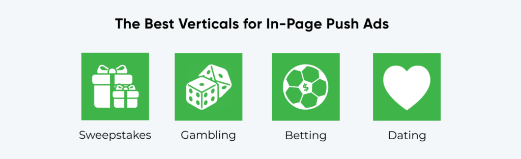 Лучшие вертикали для инпейдж пушей в декабре 2023 в рекламной сети RichAds